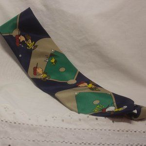Charlie Brown and Gang Men's Baseball Necktie